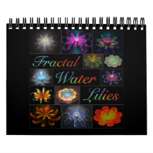 Fraktal-Wasser-Lilie Kalender