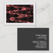 Fraktal Waves 01 (angrenzend) Visitenkarte (Vorne/Hinten)