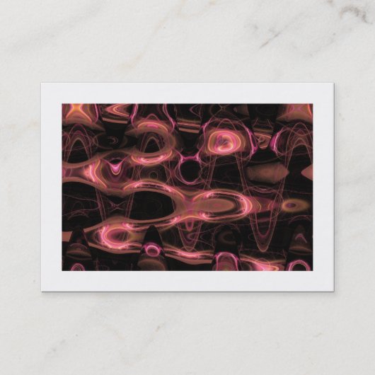Fraktal Waves 01 (angrenzend) Visitenkarte (Vorderseite)