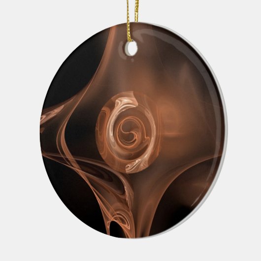 FRAKTAL WAVES KERAMIKORNAMENT (Links)