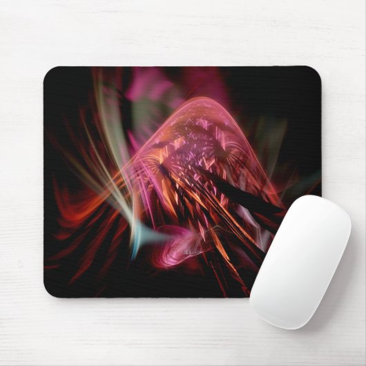 Fraktal Waves Mousepad (Mit Mouse)