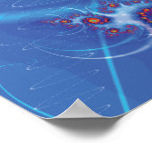 Fraktal Weihnachtsbaum Poster (Ecke)