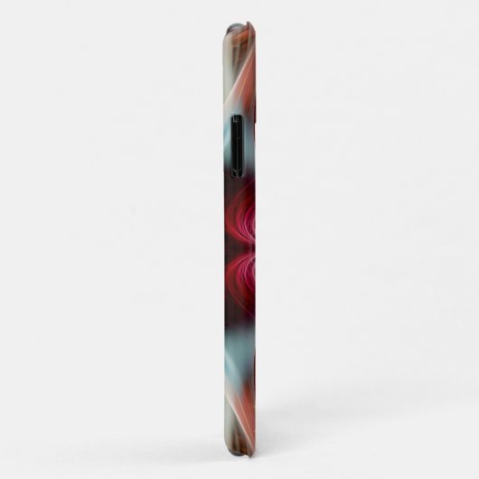 Fraktal Whispers mit Individuelle Name Case-Mate iPhone Hülle (Hinten/Rechts)