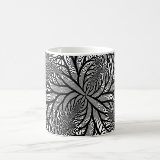 Fraktal White Coffee Tasse (Mittel)