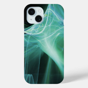 FRAKTAL WIRBEL IN BLAUEN TURQOISE GRÜNE AQUAMARIN Case-Mate iPhone HÜLLE