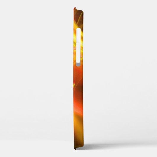 FRAKTAL WIRBEL IN GELBORANGE ROT Case-Mate iPhone HÜLLE (Rückseite / Links)