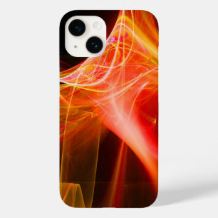 FRAKTAL WIRBEL IN GELBORANGE ROT Case-Mate iPhone HÜLLE