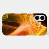 FRAKTAL WIRBEL IN GELBORANGE ROT Case-Mate iPhone HÜLLE (Rückseite (Horizontal))