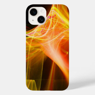 FRAKTAL WIRBEL IN GELBORANGE ROT Case-Mate iPhone 14 HÜLLE