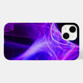 FRAKTAL-WIRBEL IN LILA BLAU-PINK Case-Mate iPhone HÜLLE (Rückseite (Horizontal))
