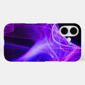 FRAKTAL-WIRBEL IN LILA BLAU-PINK Case-Mate iPhone HÜLLE (Rückseite (Horizontal))