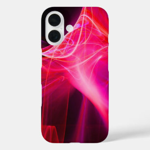 FRAKTAL-WIRBEL IN LILA PINK iPhone 16 HÜLLE