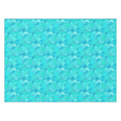 Fraktal, wirbelfarben, türkisfarben tischdecke (Vorderseite (Horizontal))