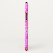 Fraktal wirbeln, rosa und fuchsisch Case-Mate iPhone hülle (Hinten/Rechts)