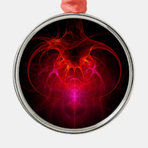 Fraktal - Wissenschaft - Das neuronale Netzwerk Ornament Aus Metall