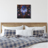 Fraktal Wizard auf eingepackten Leinwand 16x16 (Insitu (Schlafzimmer))