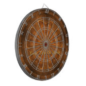 Fraktal Wood Carving Dartscheibe (Vorderseite Links)