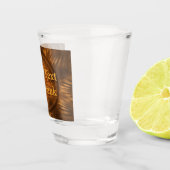 Fraktal Wood Carving Schnapsglas (Rechts)