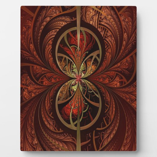 Fraktal Wood Fotoplatte (Vorderseite)