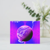 Fraktal World Postkarte (Stehend Vorderseite)