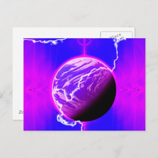 Fraktal World Postkarte (Vorne/Hinten)