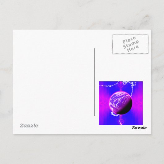 Fraktal World Postkarte (Rückseite)