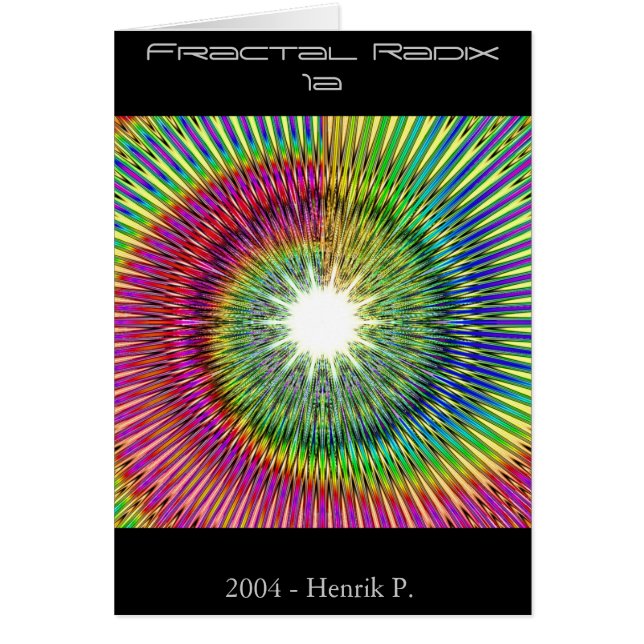 Fraktal-Wurzel 1a (Karte) (Vorne)