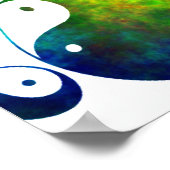 Fraktal Yin Yang Mirror Poster (Ecke)