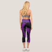 Fraktal | Zazzle_Growshop. Capri Leggings (Rückseite)