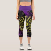 Fraktal | Zazzle_Growshop. Capri Leggings (Vorderseite)