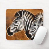 Fraktal Zebra Mousepad (Mit Mouse)
