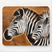 Fraktal Zebra Mousepad (Vorne)