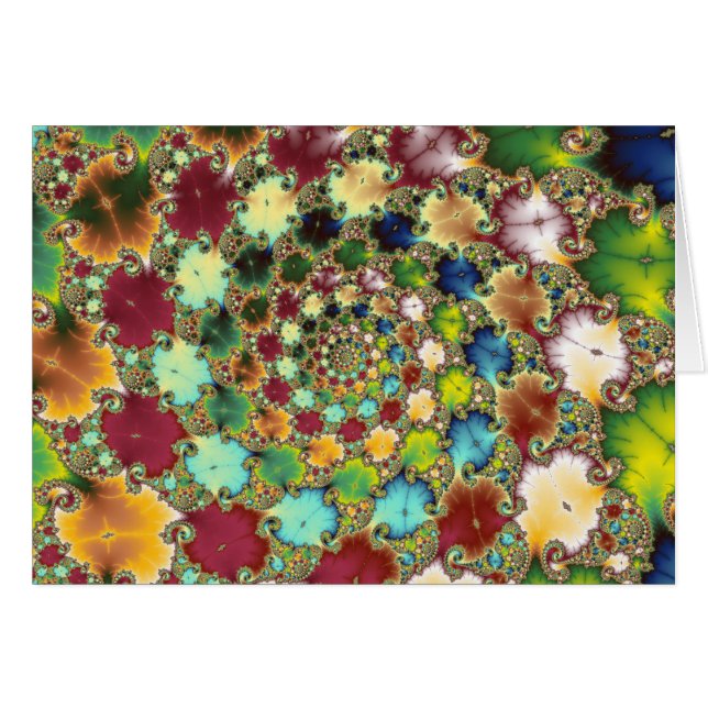 Fraktal-Zellen - Fraktal-Karte (Vorderseite (Horizontal))