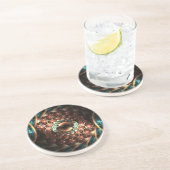 Fraktal-Zellen-Untersetzer Sandstein Untersetzer (Seite)