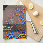 Fraktal-Zentrale - Fraktal-Kunst Küchentuch (Viertel Falte)