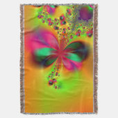 Fraktal zum Feuertanzen Art Decke (Vorderseite Vertikal)