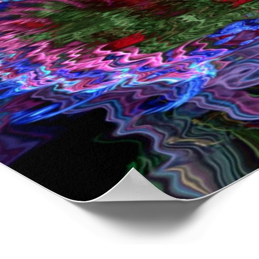 Fraktaldrops Druck & Poster (Ecke)