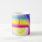 Fraktale Abstraktion 061012f Kaffeetasse (Mittel)