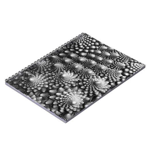 Fraktale aus Gemüseaisle, Romanesco Broccoli Notizblock (Linke Seite)