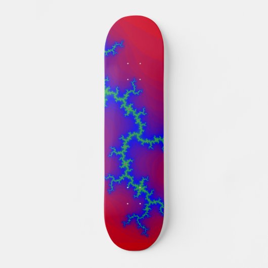 Fraktale Blitze: Individuelles Skateboard (Vorderseite)