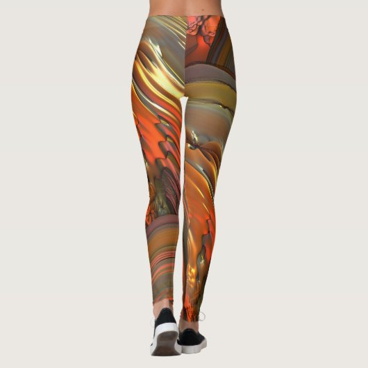 Fraktale Delight Leggings (Rückseite)