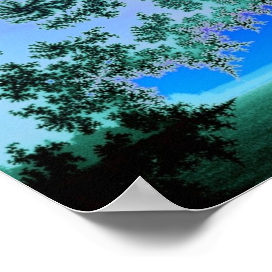 Fraktale Ende Poster (Ecke)