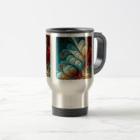Fraktale Federn Travel/Commuter-Tasse, 0,44 l