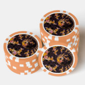 Fraktale Feuersphäre Pokerchips (Stapel)