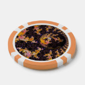 Fraktale Feuersphäre Pokerchips (Einzeln)