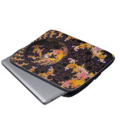Fraktale Feuersturm-Kugel Laptopschutzhülle (Vorne Knopf)