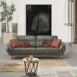 Fraktale Flüssigkeit 2 Rundes Kissen