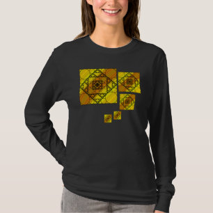 Fraktale Geometrie Dunkles T-Shirt für Frauen