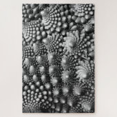 Fraktale im Gemüsegang, Romanesco Brokkoli Puzzle (Vertikal)