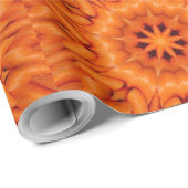 fraktale Karotten Geschenkpapier (Rolleneckpunkt)